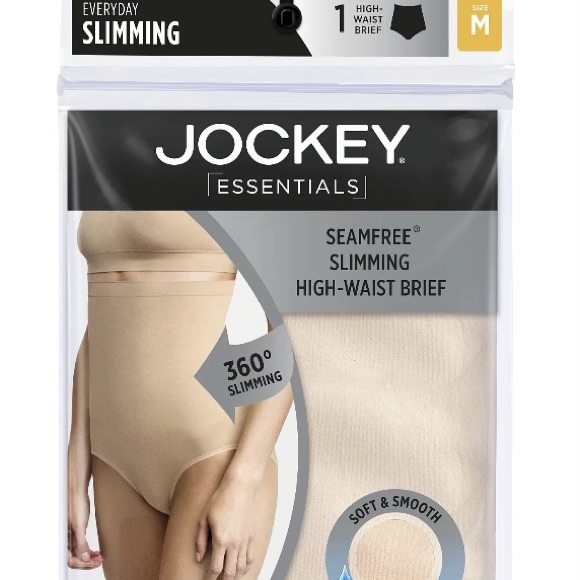 Jockey Essentials women’s seamfree slimming high-waist brief; size: XL - Picture 3 of 4